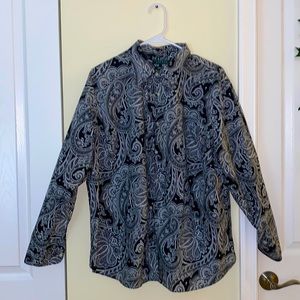 Vintage Graphic Button Down Shirt